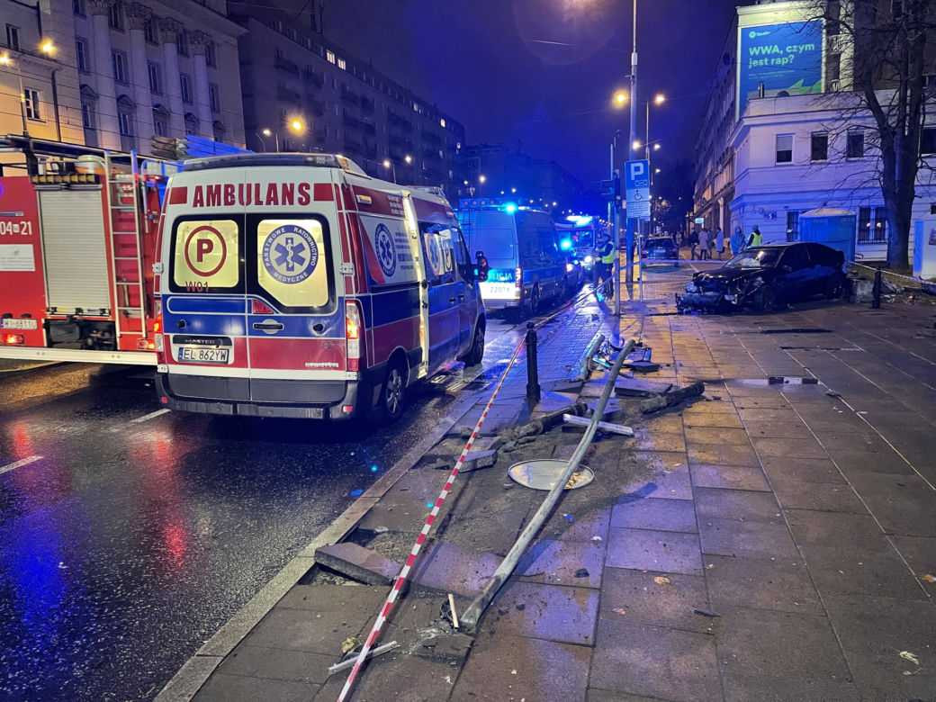 Makabryczny wypadek na Placu Bankowym