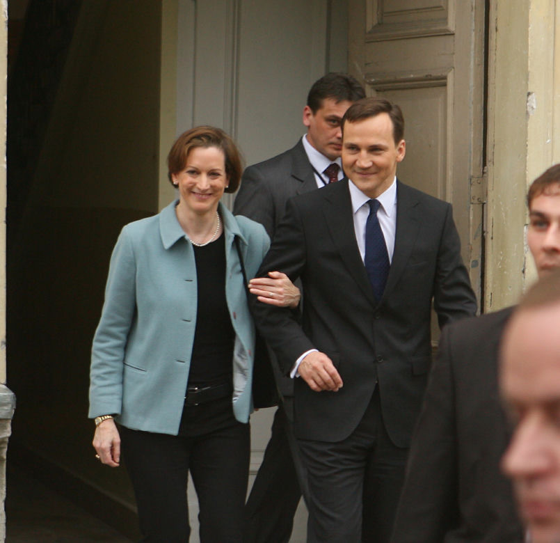 Anne Applebaum i Radosław Sikorski