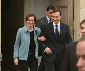 Anne Applebaum i Radosław Sikorski