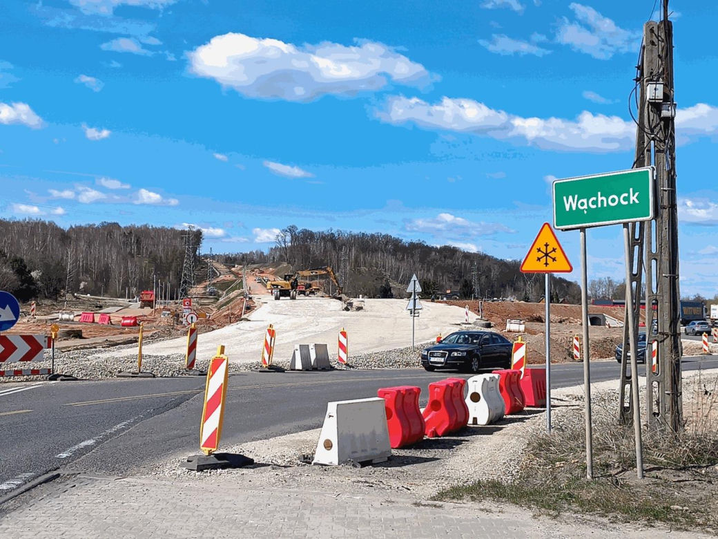 Obwodnica Wąchocka i Parszowa (kwiecień 2025)
