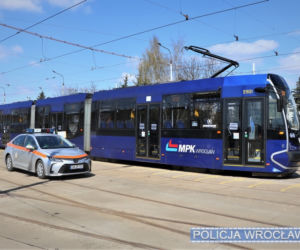 Szkolenie MPK Wrocław dla policjantów z drogówki