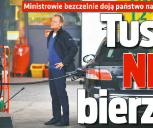 Tusk nie bierze