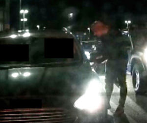 Ten mężczyzna groził innemu kierowcy. Poszukuje go policja