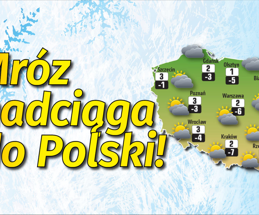 Mróz nadciąga do Polski!