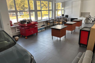 Warsztaty nowosądeckiej Samochodówki po remoncie