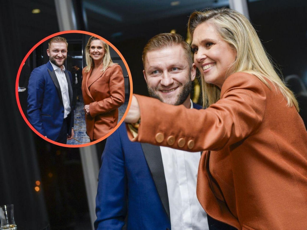 Ewa Wachowicz i Kuba Błaszczykowski na gali