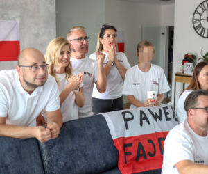 Rodzina Pawła Fajdka w euforii po medalu