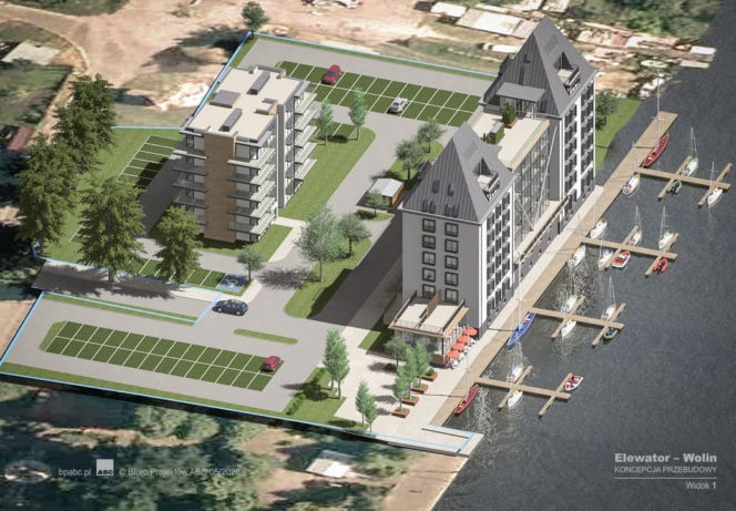 Elewator w Wolinie - projekt adaptacji