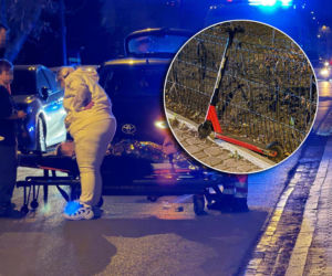 10-latek na hulajnodze wjechał prosto pod auto. Rodzice nietrzeźwi