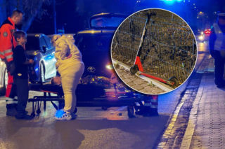 10-latek na hulajnodze wjechał prosto pod auto. Rodzice nietrzeźwi