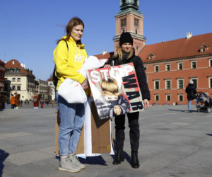 Spontaniczny protest matek z Ukrainy. „Powstrzymajmy zabijanie dzieci”