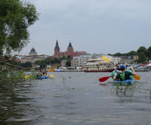 Kajakowy Eko Patrol sprzątał okolice Wyspy Grodzkiej i Kanału Zielonego