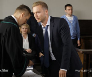 M jak miłość odc. 1045. Andrzej Budzyński (Krystian Wieczorek), Piotrek (Marcin Mroczek)