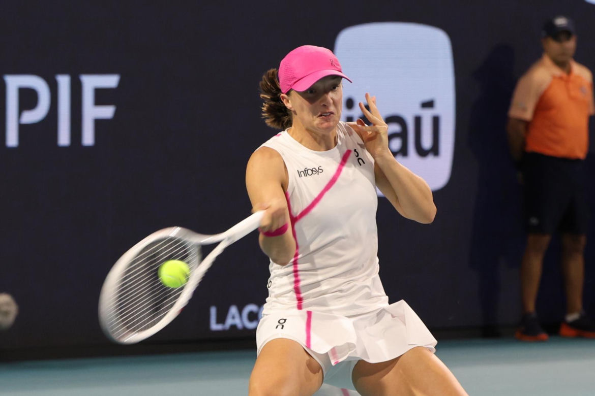 Turniej WTA 1000 w Miami 2024. Iga Świątek przegrała z Rosjanką Jekateriną Aleksandrową