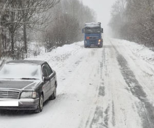 Atak zimy w Białymstoku i województwie podlaskim 09.02.2021 [ZDJĘCIA]