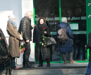 Pogrzeb Mirosława Krawczyka w Gdańsku: Aneta Zając i Mikołaj Krawczyk