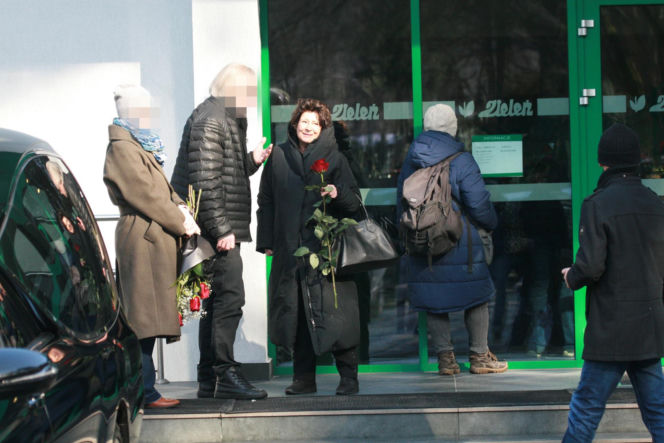 Pogrzeb Mirosława Krawczyka w Gdańsku: Aneta Zając i Mikołaj Krawczyk