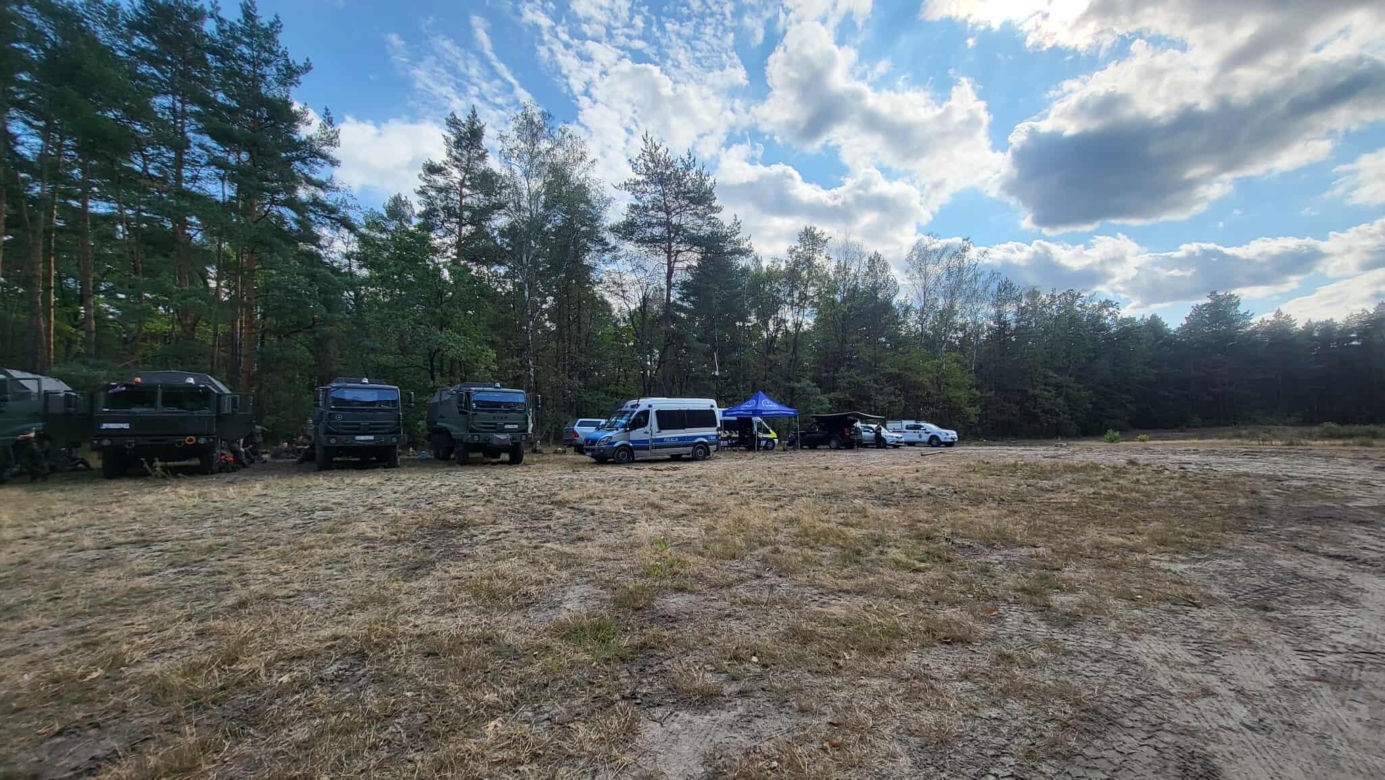 Akcja wojska i policji w Warszawie. Szukają szczątków rosyjskiego drona?