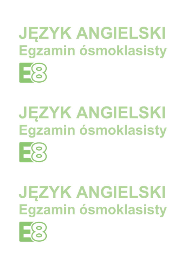 Próbny egzamin ósmoklasisty 2026 - angielski