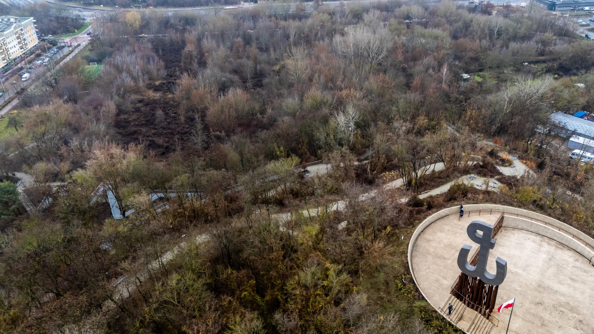 Park Akcji "Burza" w jesiennej odsłonie