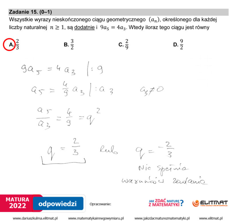  Matura 2022 matematyka. Odpowiedzi, pytania, arkusz CKE, zadania, rozwiązania [poziom podstawowy matematyka matura 5.05.2022]