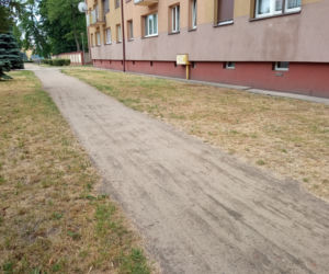 Ścieżka rowerowa wzdłuż ul. Dąbrowskiego