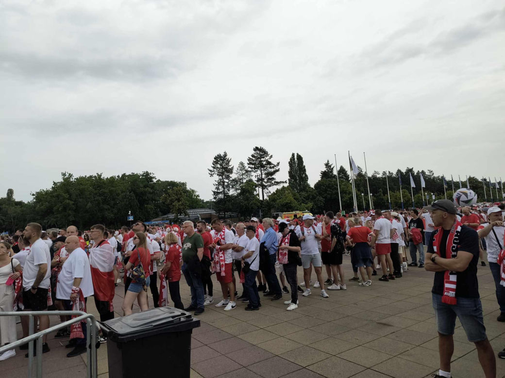 Euro 2024. Kibice przed meczem Polska - Austria w Berlinie