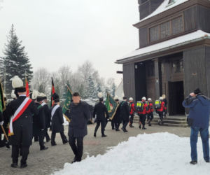 Pogrzeb górnika z kopalni Bielszowice