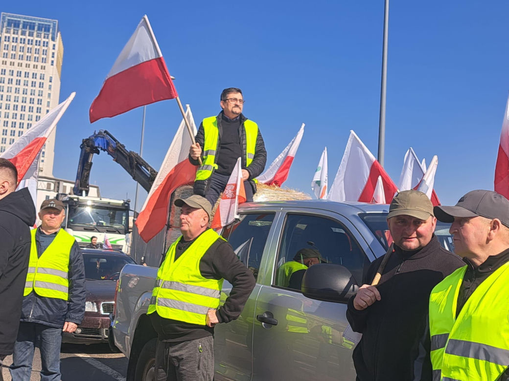 Protest rolników w Krakowie. 20.03.2024