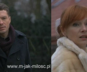 M jak miłość odc. 1137. Agnieszka (Magdalena Walach), Tomek (Andrzej Młynarczyk)