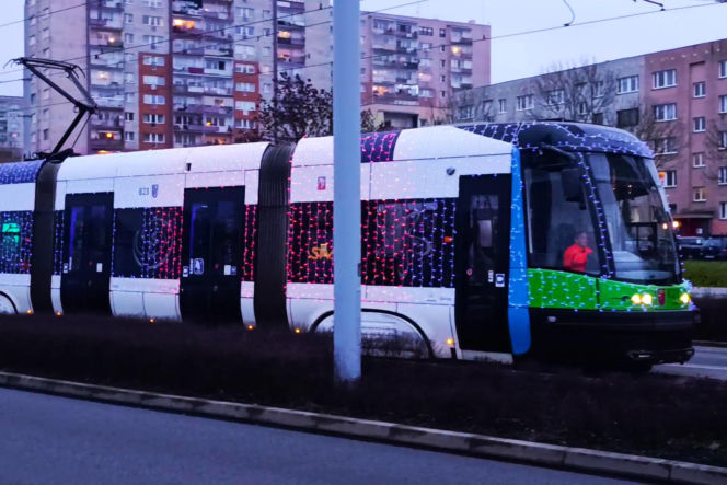 Świąteczne tramwaje w Szczecinie