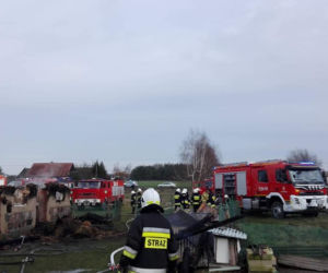 OGROMNY pożar w powiecie świeckim! Jedna osoba poszkodowana