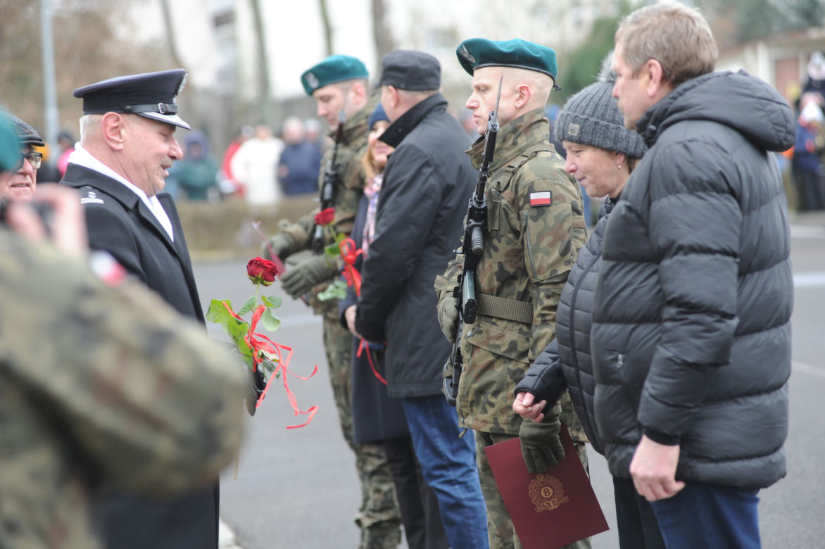 Ochotnicy złożyli przysięgę wojskową