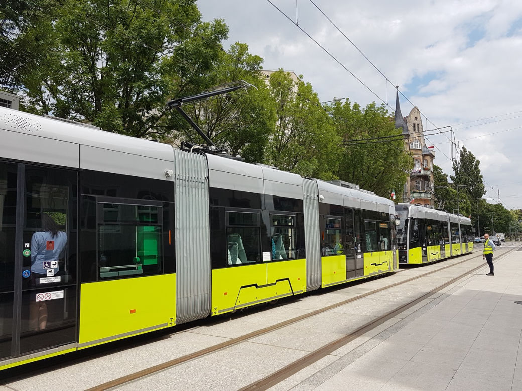 Tramwaje wróciły do Gorzowa. Było tłoczno. Czasami nawet za bardzo. 