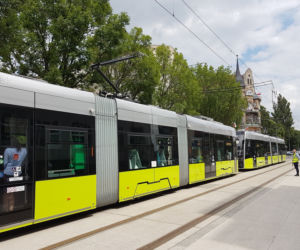Tramwaje wróciły do Gorzowa. Było tłoczno. Czasami nawet za bardzo. 