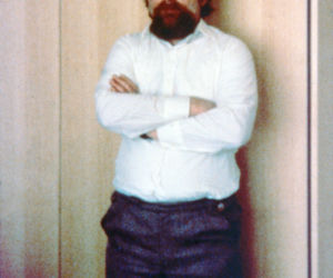 Lech Wałęsa podczas internowania. Otwock, 1982r. Zdjęcie zrobione przez brata Lecha Wałęsy, Stanisława.