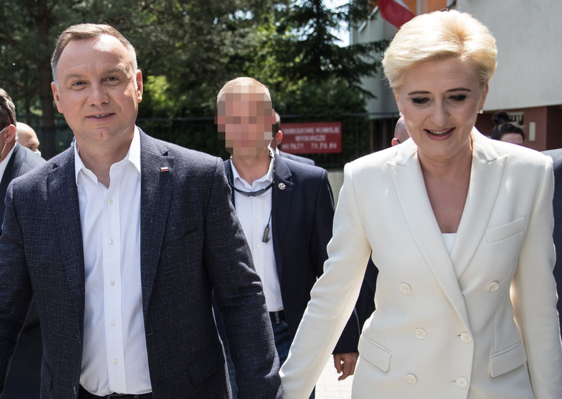 Agata Duda jest bardzo wysoka