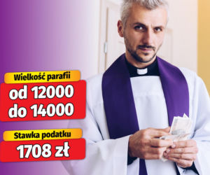 Taki podatek płacą proboszczowie!