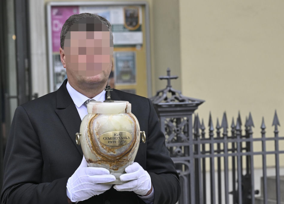 Tak wyglądała urna Igi Cembrzyńskiej