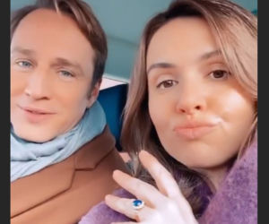 Na dobre i na złe. Hania Sikorka (Marta Żmuda Trzebiatowska), Michał Wilczewski (Mateusz Janicki)