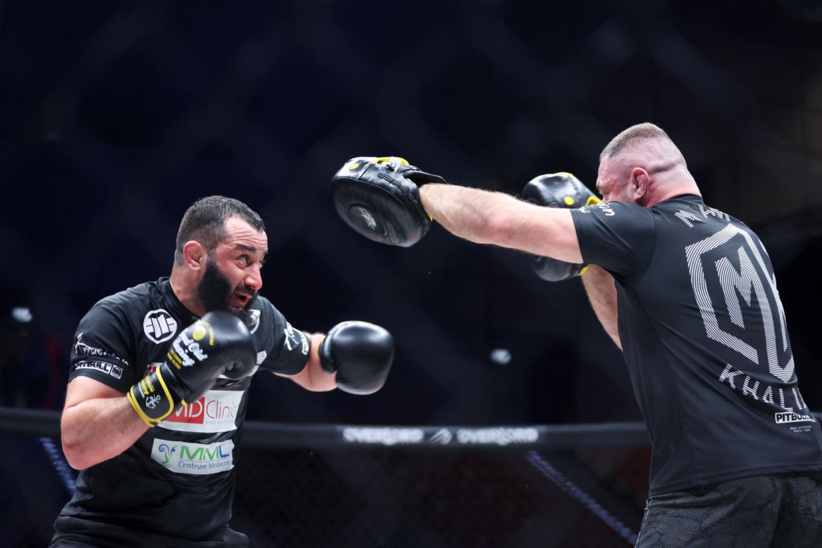 Trening medialny Adamek - Khalidov