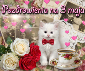 kartka na dzień dobry 3 maja