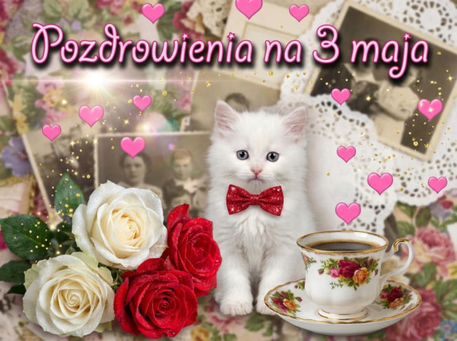 kartka na dzień dobry 3 maja