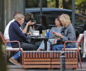 Jan Englert i Beata Ścibakówna na randce