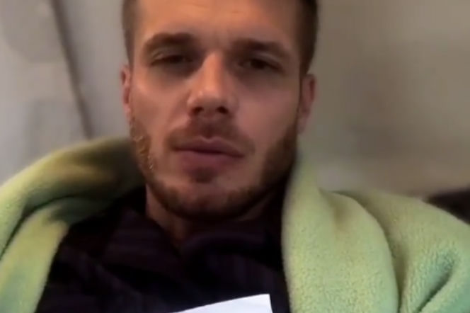 Tomasz Ciachorowski na planie M jak miłość