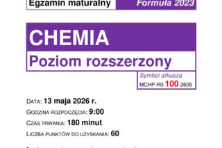 Matura 2026: chemia rozszerzona. Sprawdź czy zdałeś! Arkusze CKE, pytania, zadania i odpowiedzi z chemii