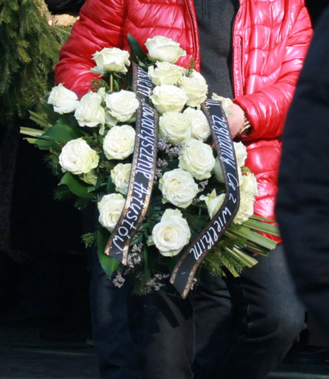 Pogrzeb Mirosława Krawczyka w Gdańsku: Aneta Zając i Mikołaj Krawczyk