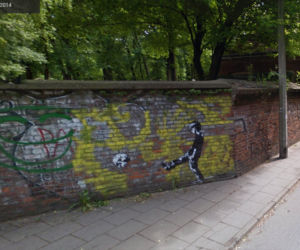 Street art na rogu Miodowej i Siedleckiego