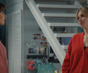 M jak miłość odc. 1919. Ania (Alina Szczegielniak), Kama (Michalina Sosna)