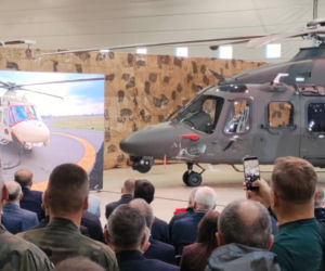 Pierwszy śmigłowiec AW-149 z polskiej produkcj